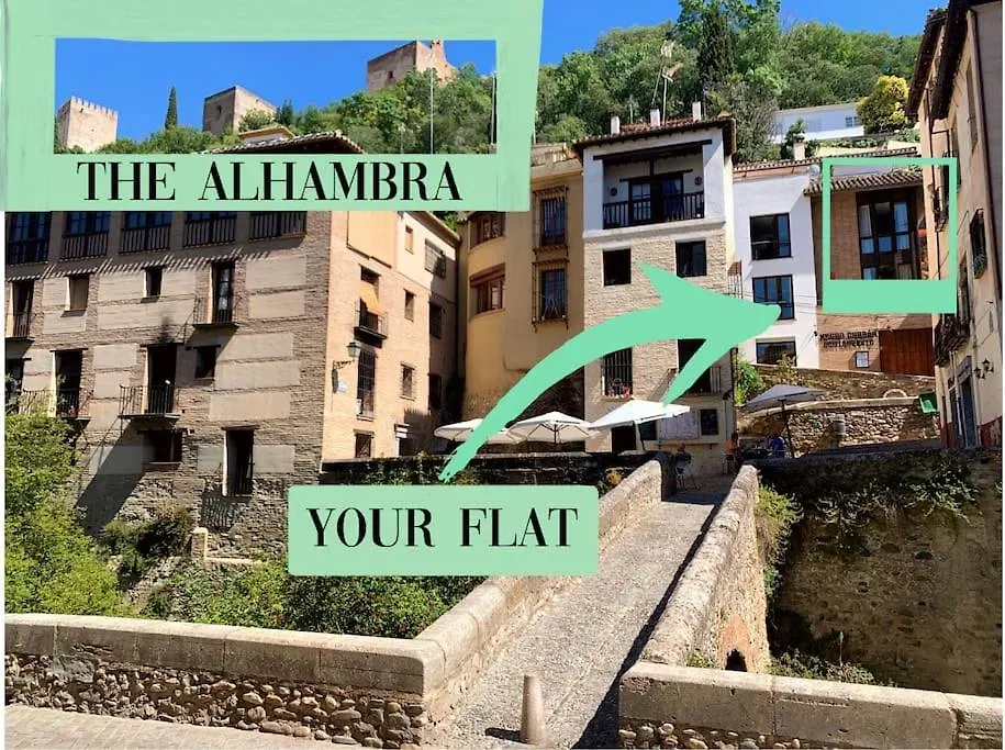 Apartamento Cosy Flat/Nearly Touching Alhambra/Great Views Granada